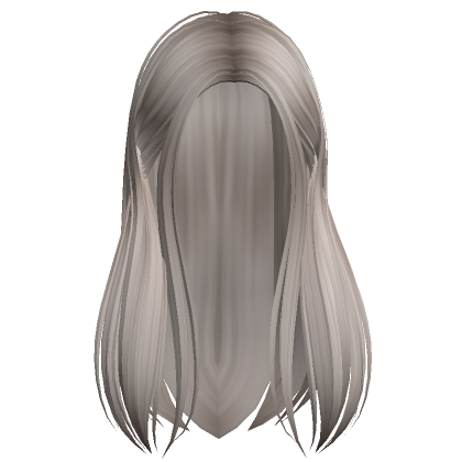 Long Straight Tucked Back Hair Ash Blonde Roblox