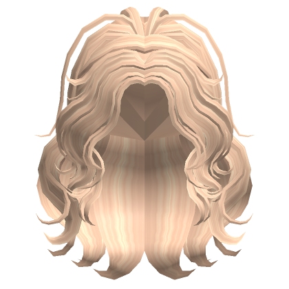 Blonde Long Curly Ponytail Roblox