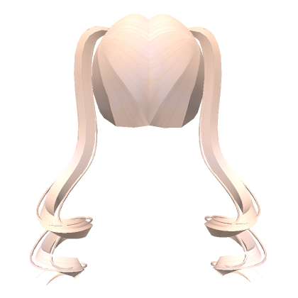 Blonde Swirly Idol Pigtails Roblox