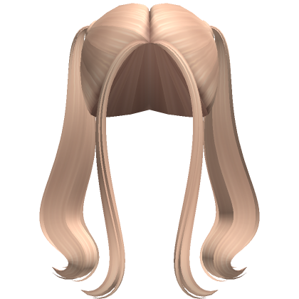High Flowy Pigtails With Bangs In Blonde Roblox Item Rolimon S