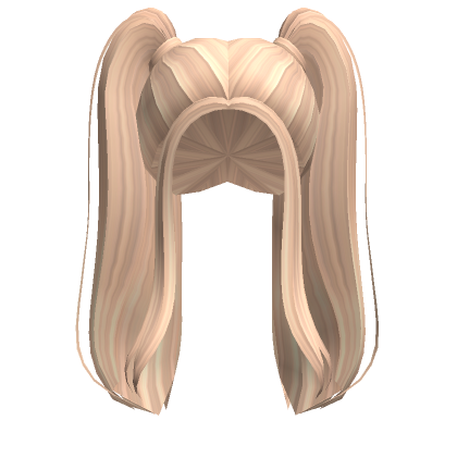 Long Blonde High Set Pigtails Roblox Item Rolimon S