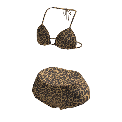 Bikini De Playa De Leopardo Roblox