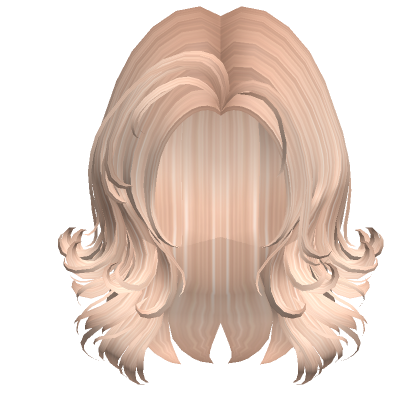 Sandy Blonde Layered Wolf Cut Roblox
