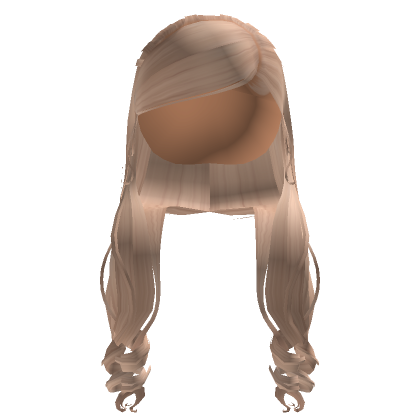 Side Part W Curls In Blonde Roblox