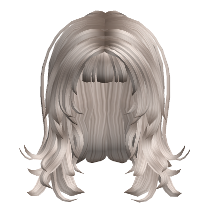 Grunge Y2K Wolfcut Messy Hair Ash Blonde Roblox