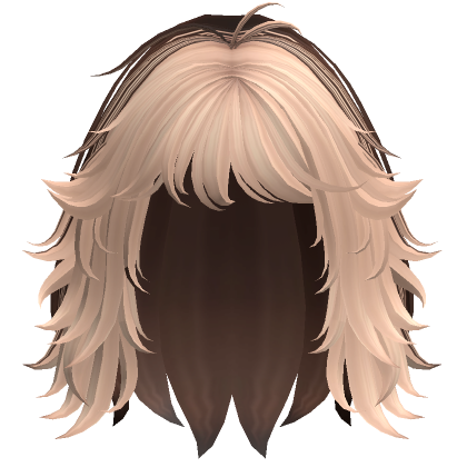 Short Messy Shaggy Wolfcut Brown Blonde S Code Price RblxTrade