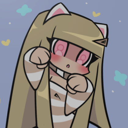 Low Poly Blonde Neko Hair Roblox