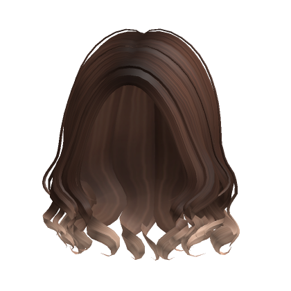 Medium Length Curly Loose Hair Brown Blonde Roblox