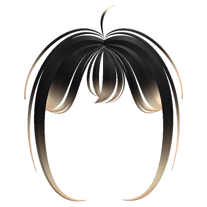 Messy Black To Blonde Bangs Roblox