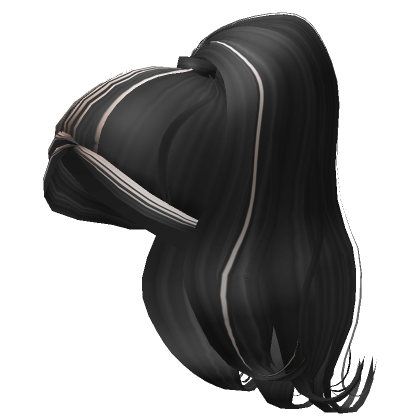 Y2K Sleek Ponytail In Black And Blonde Roblox Item Rolimon S