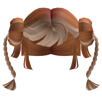 Harajuku Space Buns In Split Ginger Blonde Roblox