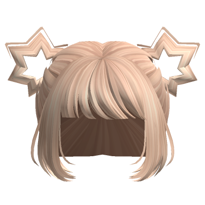 Blonde Twin Star Anime Buns Roblox