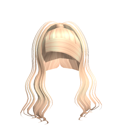 Blonde Wavy Ponytail Roblox