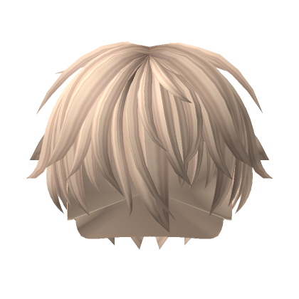 Blonde Messy Fluffy Boy Hair Roblox