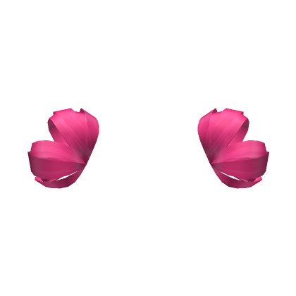 Heart Shaped Bun Xtensions In Hot Pink Roblox