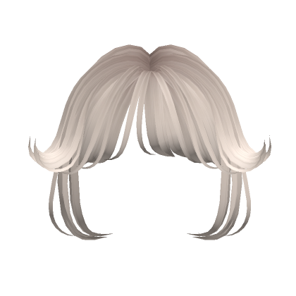 Platinum Blonde Wispy Layered Fairy Hime Bangs Roblox Item Rolimon S
