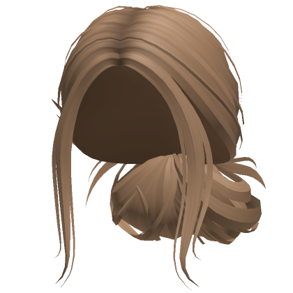 Messy Low Lazy Summer Bun Dark Blonde Roblox