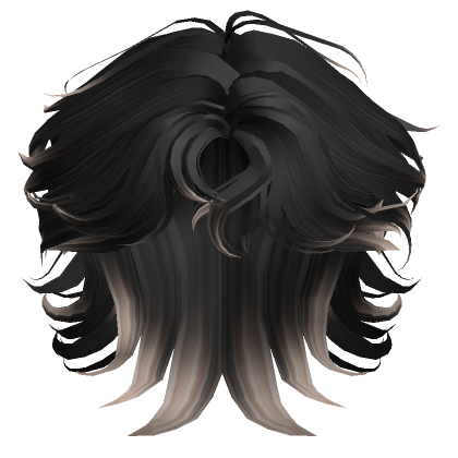 Parted Mullet In Black Blonde Roblox Item Rolimon S