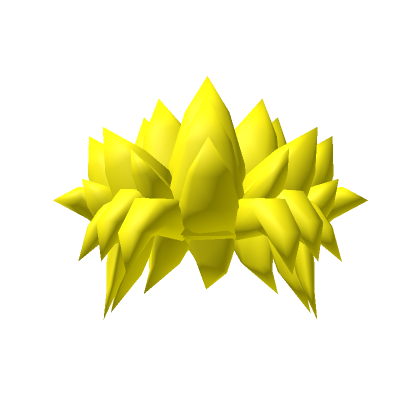 Short Yellow Blonde Spiky Anime Hair Roblox