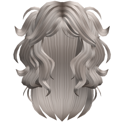 Messy Anime Layered Hair Pigtails Ash Blonde Roblox