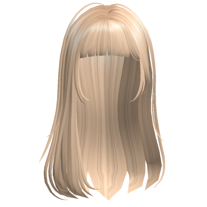 Long Wispy Side Hair W Bangs Blonde Roblox