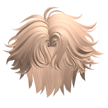 Wavy Middle Part Hair Blonde Roblox