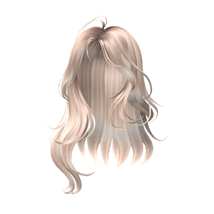 Platinum Blonde Soft Wavy Hair Roblox