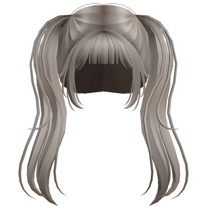 Anime Pigtails Ash Blonde Roblox