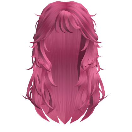 Emo Grunge Girl Messy Y K Layered Hair Hot Pink Roblox