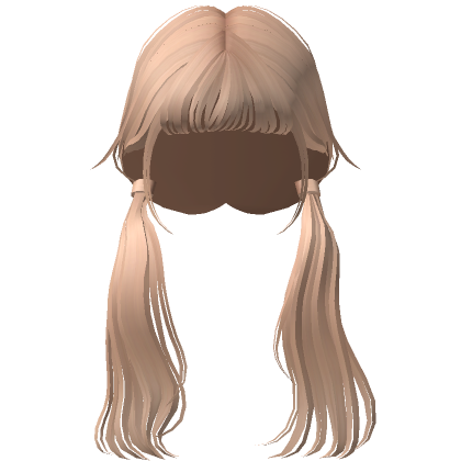 Shoujo Wavy Low Pigtails Blonde Roblox