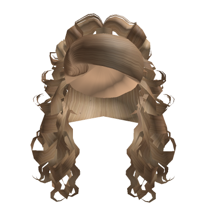 Curly High Ponytail Blonde Roblox Item Rolimon S