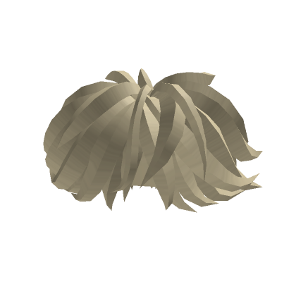 Blonde Messy Middle Part Hair Roblox