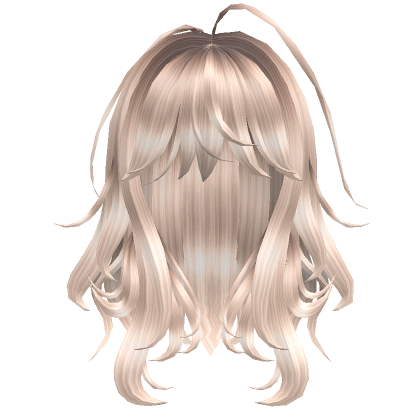Cute Blonde Anime Wavy W Bangs Roblox