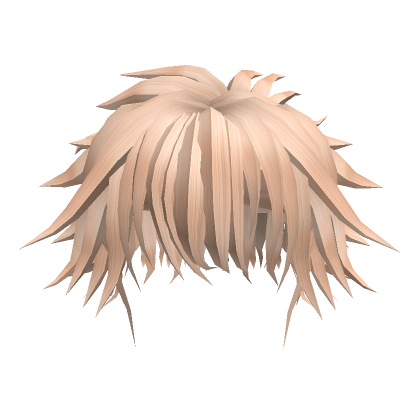 Spiky Mullet Anime Hair Blonde Roblox