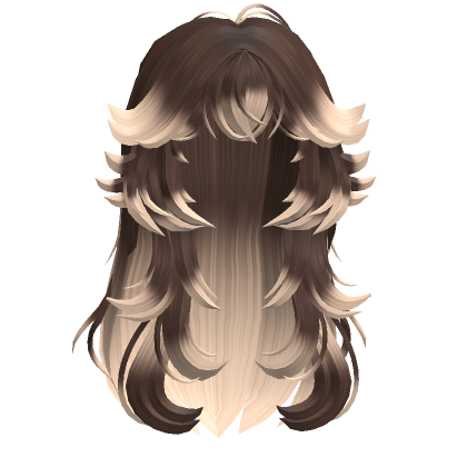 Anime Wolfcut Layered Messy Hair Brown To Blonde S Code Price Rblxtrade