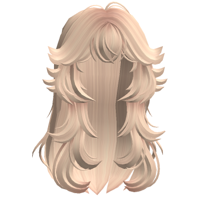 Anime Wolfcut Layered Messy Hair Blonde S Code Price RblxTrade