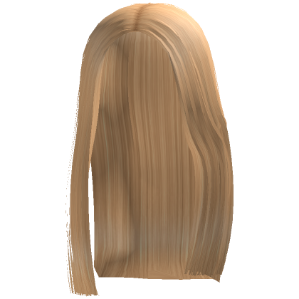 Very Straight Side Hair Blonde Roblox