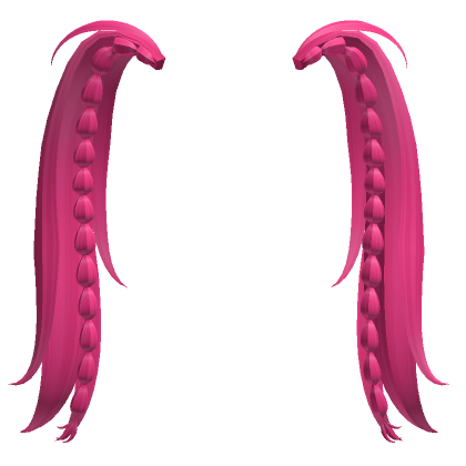 Pigtails N Bubble Braid Extensions In Hot Pink Roblox
