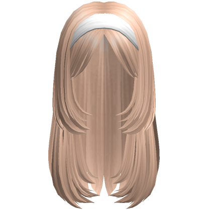 Blonde Long Layered Bang And Headband Roblox