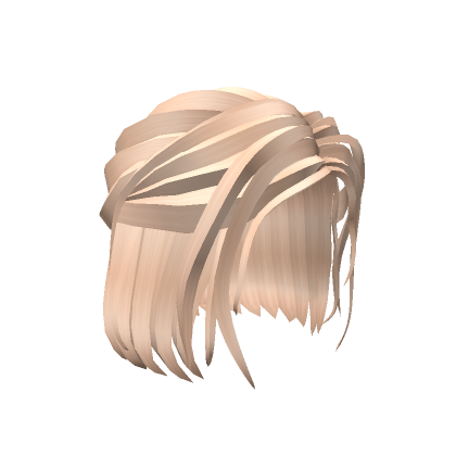 Blonde Messy Bob Updo Roblox