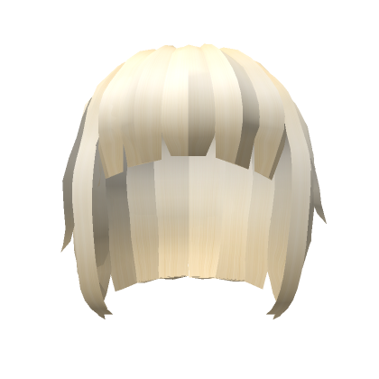 Blonde Bob With Short Blunt Bangs Roblox