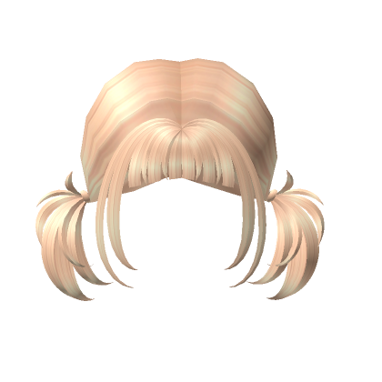 Anime Pigtails With Bangs In Blonde Roblox