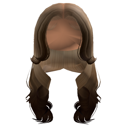 Middle Part Blowout Blonde To Brown Ombre Roblox