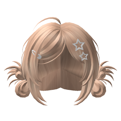 Y K Spikey Buns W Clips Blonde Roblox