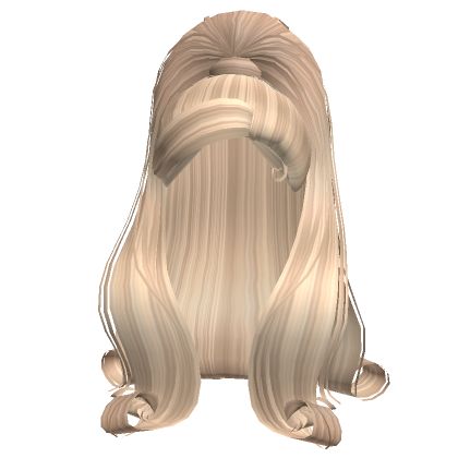 Voluminous High Ponytail In Blonde Roblox