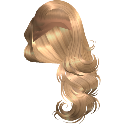 Glamorous Side Swept Hair In Blonde S Code Price Rblxtrade