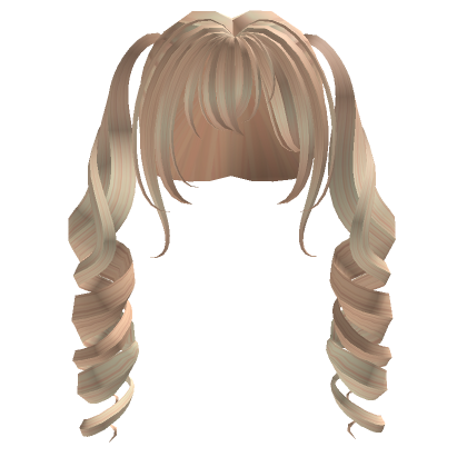 Blonde Swirly Pigtails Roblox Item Rolimon S