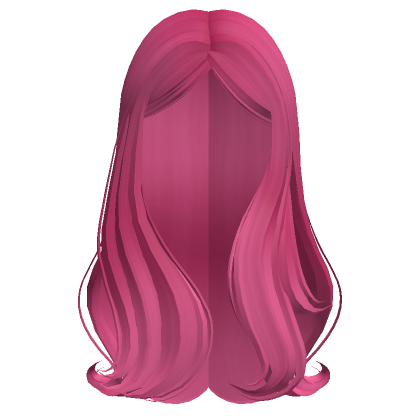 Long Dangerous Side Swept Hair Hot Pink Roblox