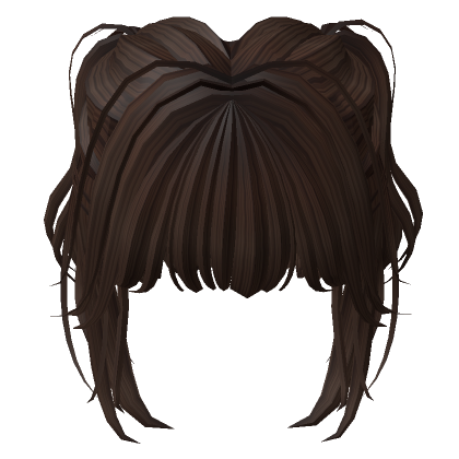 Messy Pigtails Brunette Roblox Item Rolimon S