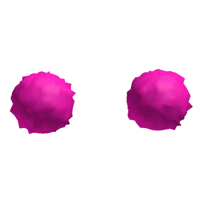 Hot Pink Fluffy Pom Poms Roblox